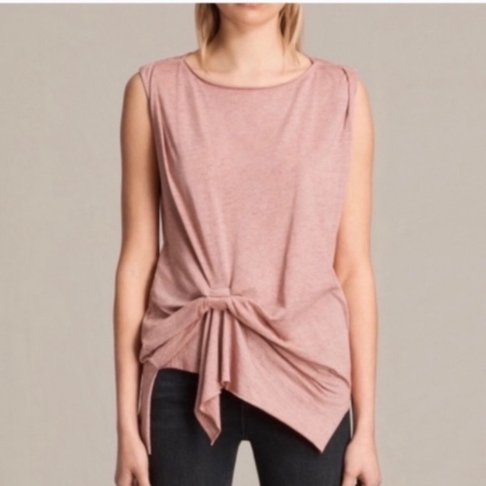 NWOT All Saints Rivi Tank Pink